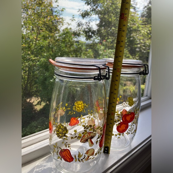 Vintage Niveau De Remplissage Arc Spice of Life Made in France Jars Set of 2 - Picture 9 of 10